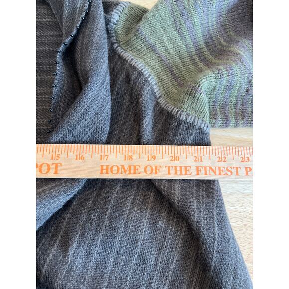 Peoli Hand Spun & Knit Wool Cardigan Brown Women's OS NWT - Picture 13 of 14